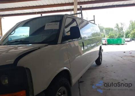 2013 Chevrolet Express 2500 Work Van из США, поврежденный, VIN 1GCWGGBG8D1168560